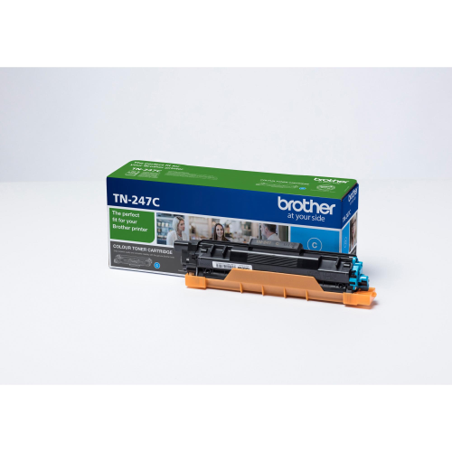 BROTHER TN-247C TONER CIANO ALTA CAPACITA' 2.300 PAG PER HLL3210CW / HLL3230CDW / HLL3270CDW / DCPL3550CDW / MFCL3730CDN / MFCL3750CDW / MFCL3770CDW